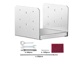 152.4x152.4 Post Base, 10Pcs Stainless Steel Post Anchor Bracket, V952-BBLZDZ6X6INCJSW8JV0
