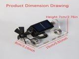 Magnetic levitation solar ornament, zero power consumption anti-gravity rotation, light luxury V1232-XFDJMX001