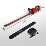 BAUMR-AG 40V 63cm Cordless Electric Hedge Trimmer Kit, with Battery and Fast Charger V219-HTMCLSBMRAHT4