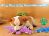 Indestructible Robust Crocodiles Dog Toy for Heavy Chewers, Unbreakable Stuffed Plush Dog Toys for V1369-AZ3-W-01881