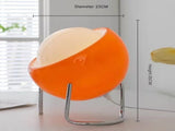 25cm Orange Creamy-Style Table Lamp with 3-Color Dimming - USB V888-ELOSUNG28880
