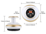 Electric Vacuum Scraping Massager, 6 Gear Suction & Heating Red Light Hot Compress Cupping Therapy V1188-MS-710-106