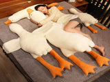 Giant White Goose Plush Pillow Soft Fabric Pillow Sleeping Companion Hugging - White - Size 63in V1107-115-XXX-NNN-WHT-63IN