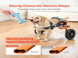 Dog Wheelchair for Back Legs, Lightweight 2 Wheels Pet Wheelchair, Height, Width & Length V952-CWLYLLSDHLLLEG3Z4001V0