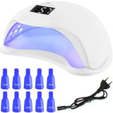 48W UV lamp for gel polish with motion sensor, White V1237-ZY-506-0465