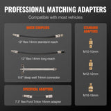 Compression Tester Adapter Kit, 9 Pcs Automotive Engine Cylinder Leak Down Compression Test, V952-QCQGYLCSYQY0XJV75V0