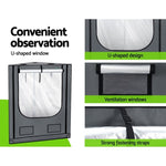 Green Fingers Grow Tent Kits Hydroponics Kit Indoor Grow System 142X100X180CM GT-D-142X100X180-BG-TRI