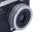 HD 1080P Flip Screen Retro Digital Camera 2.4-inch Display with 64GB TF Card - Black V1263-JX-6746-1