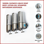 1500ml Shower Liquid Soap Body Lotion Gel Shampoo Bathroom Dispenser V63-825461