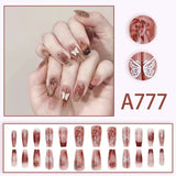 12 boxes / 288 pieces, white light luxury fashion French ins style flash sweet cool simple empress V1102-HECDJ-001