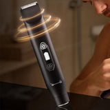 3-in-1 Electric Shaver & Nose Hair Trimmer for Face & Body Black V1263-JX-6179