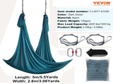 Aerial Yoga Hammock & Swing, 5 m Length Aerial Yoga Starter Kit with 100gsm Nylon Fabric, Full V952-DCK5X28MMLCBLHMSZV0