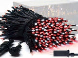 LED White Christmas Lights Outdoor, String Lights Plug in Extendable, 8 Modes Christmas Tree V1107-124-99190-RED-100M800