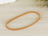 Brown Rubber Bands for Bundling Trash Cans, Organizing Supplies, and Household Use V1370-AZ4-20710