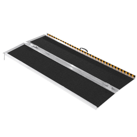 VEVOR Portable Wheelchair Ramp, 183 cm 363 kg Capacity, Non-Slip Aluminum Folding Threshold Ramp, V952-ZDKMJPD72YC1JQ8CRV0