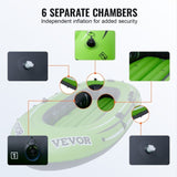 Inflatable Boat, 4-Person Inflatable Fishing Boat, Strong PVC Portable Boat Raft Kayak, 1158mm V952-YCK4RK00000087X5RV0