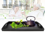 Large Wood Serving tea Water Drinks Tray Wooden Breakfast Tea Serving Tray With Handle 3 V1294-YM0727-JY15291-03