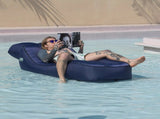 Giga Lounger Lazy Camping Air Bag Sofa Bed for Beach Sleeping Navy blue V445-C470439
