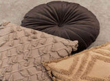 KAAT Amsterdam Mandarin Brown Round Filled Cushion 40cm Diameter V442-HIN-CUSHION-MANDARIN-BROWN-RD