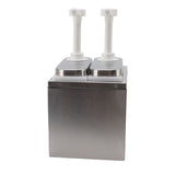 Sauce Dispenser Plastic and Stainless Steel Condiment Pump Station Sauce Dispenser For Kitchen Home V1294-YM0717-3118220188811
