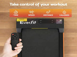 Everfit 3 in 1 Walking Pad Treadmill 12% Incline Under Desk Treadmills for Home Gym With 38cm Wide TMILL-380-2INC-BK