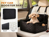 Portable Pet Car Seat Booster for Small Dogs and Cats, Elevated Design with Safety Belts and Storage V1107-CS-1782891276190GA