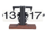 Retro Flip Down Clock Stylish Minimalism Style Small Balance 24H Automatic Page Turning Clock V1294-YM0901-3115240060112