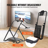 Foldable Racing Steering Wheel Stand, Height Adjustable Universal Base Compatible with Logitech & V952-XXZJXXXH0000H4274V0