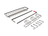 Refrigerator Hanging Shelf Nail Free with Hooks Black Refrigerator Spice Rack for Home Kitchen V1294-YM0626-3118220339511