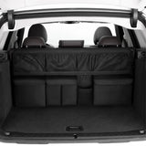 Black Car Trunk Storage Bag - Large Capacity Oxford Cloth Multi-Purpose Hanging Organizer with Mesh V888-ELOSUNG17189