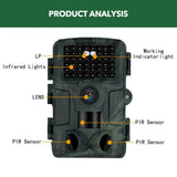 60MP 4K Green Trail Hunting Camera with WIFI Night Vision and IP66 Waterproof V178-59102