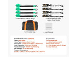 Wheel Chock Tie-Down Kit, Tire-Style Tow Dolly Strap, Car Tie Down Kit with Heavy-Duty Hook, Break V952-CLJGTJ2LTXZX66N3Q001V0