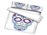 3Pcs/Set Distinctive Pattern Bedding Set Polyester Fiber Comfortable Quilt Cover Pillowcase V1294-YM0901-3117200097313