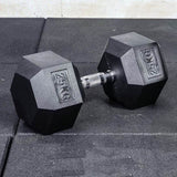 25KG Commercial Rubber Hex Dumbbell Gym Weight V63-794105