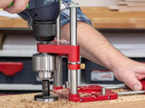 Woodworking Drill Locator Tool, Portable Precision Drill Positioner, Adjustable Hole Drilling V1107-CS-RKVHSJ13