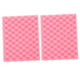 Flower Sponge Mats Pink Non-Stick Flexible Reusable Baking Tool 6Pcs V1366-AZ2-W-21159