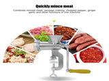 Household Aluminum Alloy Manual Sausage Meat Grinder Pepper Spice Grinding Machine Kitchen Tool V1369-AZ3-W-15552