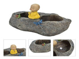 Resin Succulents Pots Cartoon Fake Stone Flower Pots for Planting Succulent Cactus Aloe African V1294-YM0714-3115210199611