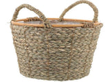 Multi-Purpose Woven Basket, Design, Multi-Color Straw V1366-AZ2-W-19634