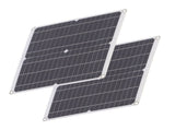 2Pcs Portable 25W Solar Panel Board 20V 60A Solar Charge Controller for Camping Emergency V1294-YM0901-3114210080711