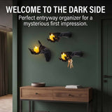 3Pcs Wall Mounted Creepy Hand Decoration, Indoor Halloween Decor, Resin Spooky Wall Mount for V1366-AZ2-W-15308