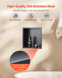 VEVOR Shower Niche, 33.0 x 33.0 x 10.2 cm Recessed Wall Niche, Heavy-duty Stainless Steel Modern V952-BXGLYBKHS1C1MYHU6001V0