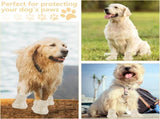 Dog Shoes, Dog Sandals for Hot Pavement, Non-Slip Waterproof Dog Booties for Winter Snowy Day and V1258-DP02-WO-506