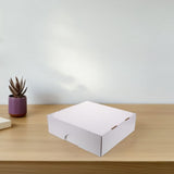 White Card Storage Box with Dividers for Sports Cards Including Basketball and Baseball Collectibles V1369-AZ3-W-13036