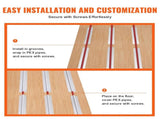 PEX Heat Transfer Plates 0.6m, Radiant Heat Plates for 19mm PEX Pipe, Durable Aluminum & Easy V952-LZCRBSY34PEX9U8IEV0