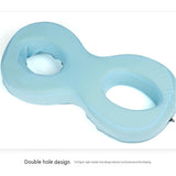 Blue Memory Foam Beauty Pillow for Side Sleepers - Anti-Wrinkle Face Pillow with Breathable Mesh V888-ELOSUNG56300