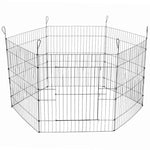 YES4PETS 24' 6 Panel Pet Playpen Fold Exercise Cage Fence Enclosure V278-PL24-6T