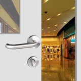 Stainless Steel Aisle Handle Lock Door Lock Kit for Fire Emergency Exit Corridor V1294-YM0901-3114200041411