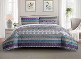 Whimsical Winter Frosty Elegant 3 Pc Comforter & Pillow Cover Set V745-MAB010758AJ3