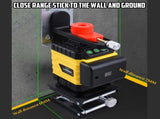 16 Line Laser Level 4D Green Light Auto Self Leveling 360 degree Rotary Cross V201-EBA1523BL8AU-4